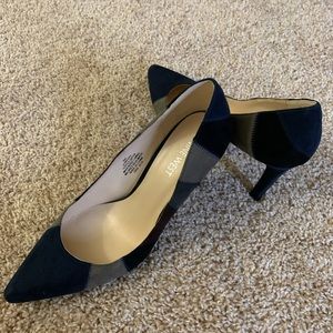 Women’s suede multi color high heels